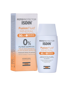 Fotoprotector Fusion Fluid Mineral Spf 50 Isdin X 50 Ml