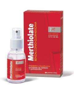 Antiséptico Tópico Spray Merthiolate x 60 ml