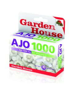 Suplemento Dietario Ajo 1000 + C Garden House x 30 comprimidos