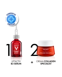 Combo Liftactiv Supreme Serum B3 Anti-Manchas X 30 ml  + Liftactiv Collagen Specialist Crema Anti Edad x 50 ml