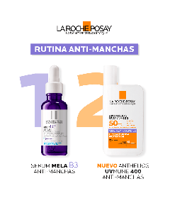 Combo Antimanchas y Protección Solar - Mela B3 + Anthelios Anti-Pigment La Roche Posay 