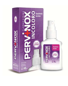 Spray Incoloro Clorhexidina Pervinox x 40 ml