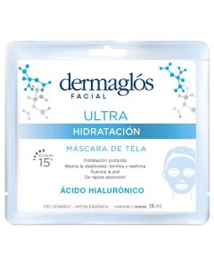 Máscara De Tela Ultra Hidratación  Dermaglos X 15 Ml 