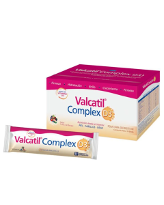 Suplemento Dietario Nutrición Cabellos Y Uñas Sticks Valcatil Complex D3 x 15 Monodosis